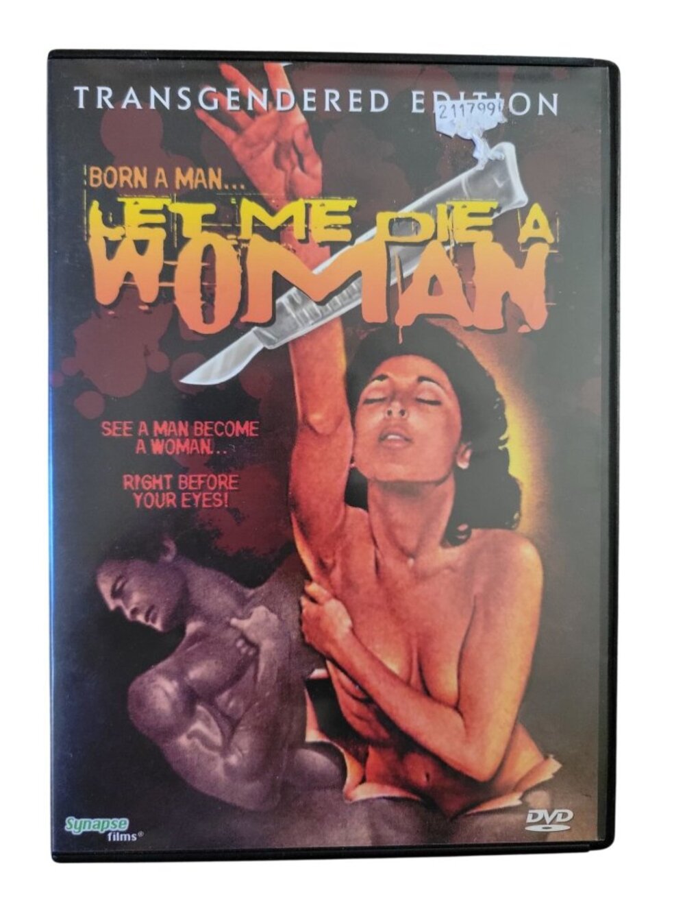 Let Me Die A Woman (DVD, 1978, Transgendered Edition) - Synapse - LGBTQ+